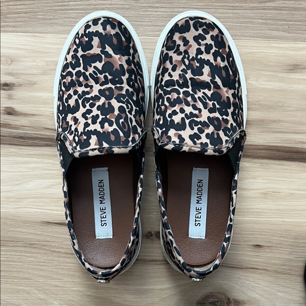 Steve Madden Sneakers with Leopard Pattern